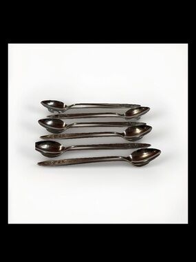Oneida Stainless  “My Rose” Teaspoons Lot Of (6) Piece Flatware Silverware